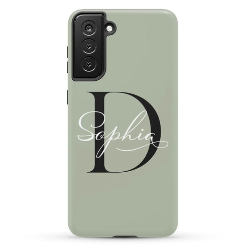 Monogram Personalized Solid Galaxy Case