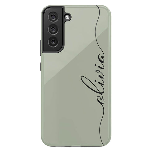 Personalized Name Calligraphy Galaxy Case