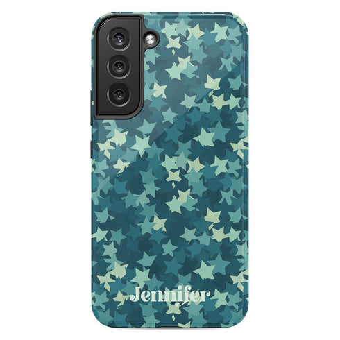 Stars Camo Custom Name Galaxy Case