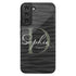 Monogram Personalized Dark Zebra Galaxy Case