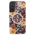 Watercolor Flowers Personalized Monogram Galaxy Case