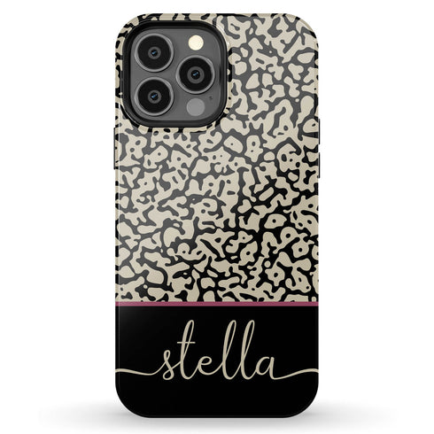 Abstract Patterns Personalized Name iPhone Case