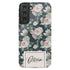Delicate Flowers Custom Name Galaxy Case