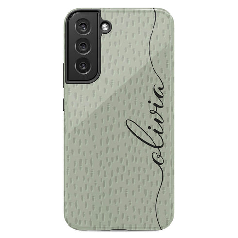 Personalized Name Calligraphy & Dots Galaxy Case