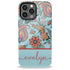 Oriental Paisley Personalized iPhone Case