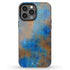 Patina Effect Custom Initials iPhone Case