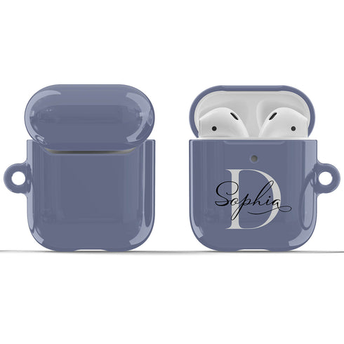 Monogram Personalized Light Solid AirPods Case