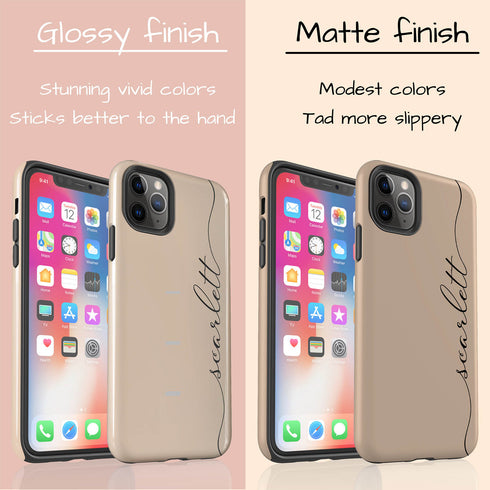 Personalized Name Calligraphy iPhone Case