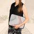 Nude Marble Custom Name Laptop Sleeve