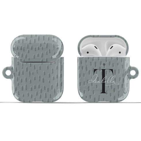 Monogram Personalized Dots AirPods Case