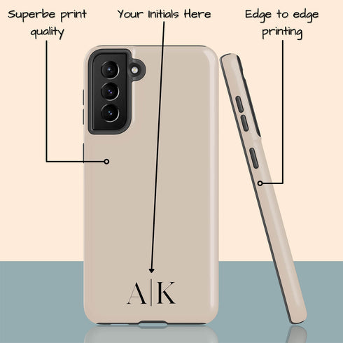 Custom Initials Galaxy Case - Centered