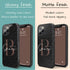 Monogram Personalized Dark Leopard iPhone Case