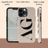 Oversized Custom Initials iPhone Case