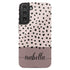 Spotted Dots Custom Name Galaxy Case