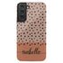 Speckled Dots Custom Name Galaxy Case