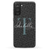 Monogram Personalized Dark Leopard Galaxy Case