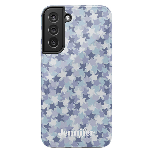 Stars Camo Custom Name Galaxy Case