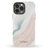 Nude Marble Custom Name iPhone Case