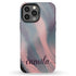 Acrylic Brushstrokes Custom Name iPhone Case