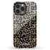 Metallic Leopard Personalized Name iPhone Case