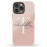 Monogram Personalized Light Solid iPhone Case