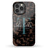 Monogram Personalized Tortoiseshell iPhone Case