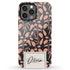 Boho Flowers Custom Name iPhone Case