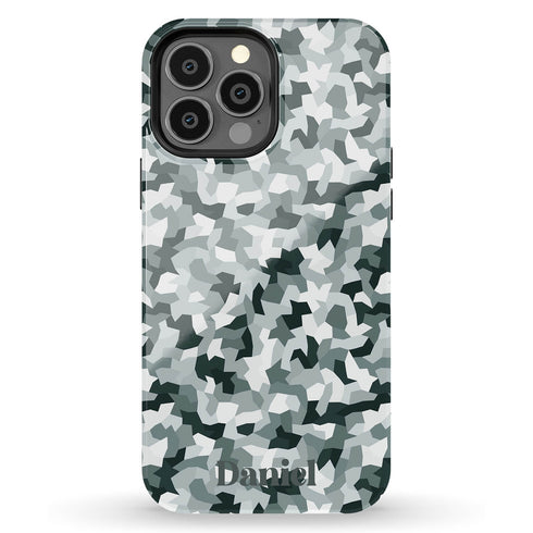 Army Camo Custom Name iPhone Case