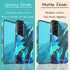 Turquoise Opal Marble Custom Name Galaxy Case