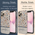 Terrazzo Pattern Custom Name iPhone Case