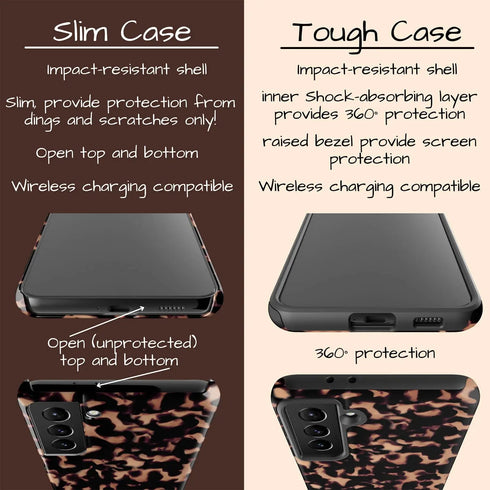 Tortoiseshell Custom Name Galaxy Case