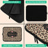 Beige Leopard & Roses Custom Name Laptop Sleeve