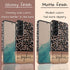 Wild Metallic Leopard Custom Name Galaxy Case - Grey