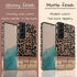 Wild Metallic Leopard Custom Name Galaxy Case - Gold