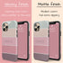 Ombre Stripes Custom Name iPhone Case