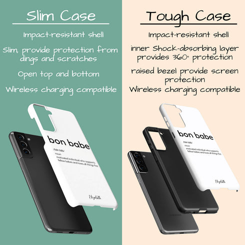 Bon Babe Custom Name Galaxy Case