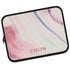 Nude Marble Custom Name Laptop Sleeve