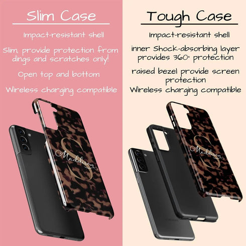Monogram Personalized Tortoiseshell Galaxy Case