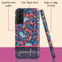 Floral Paisley Custom Name Galaxy Case