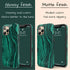 Malachite Marble Agate Custom Name iPhone Case