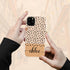 Speckled Dots Custom Name iPhone Case