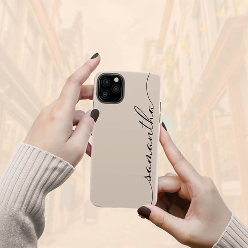 Personalized Name Calligraphy iPhone Case