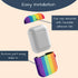 LGBTQ Pride Rainbow Custom Name AirPods Case