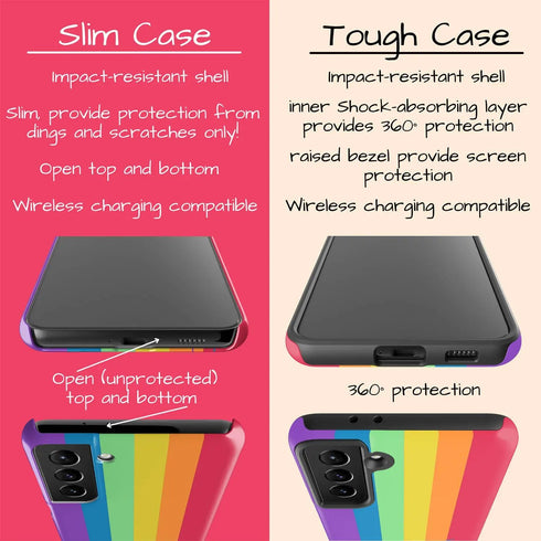 LGBTQ Pride Rainbow Custom Name Galaxy Case