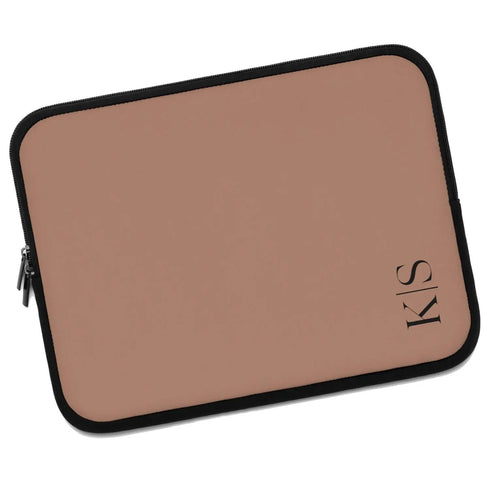 Custom Initials Laptop Sleeve - Vertical