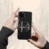 Monogram Personalized Dark Leopard iPhone Case