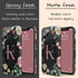 Monogram Roses Personalized iPhone Case