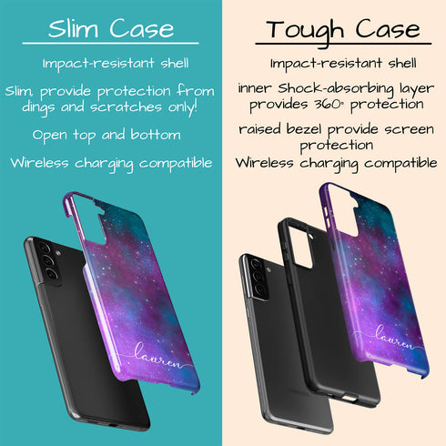Galaxy Space Personalized Name Galaxy Case