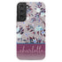Custom Name Floral Galaxy Case
