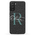 Monogram Personalized Dark Leopard Galaxy Case